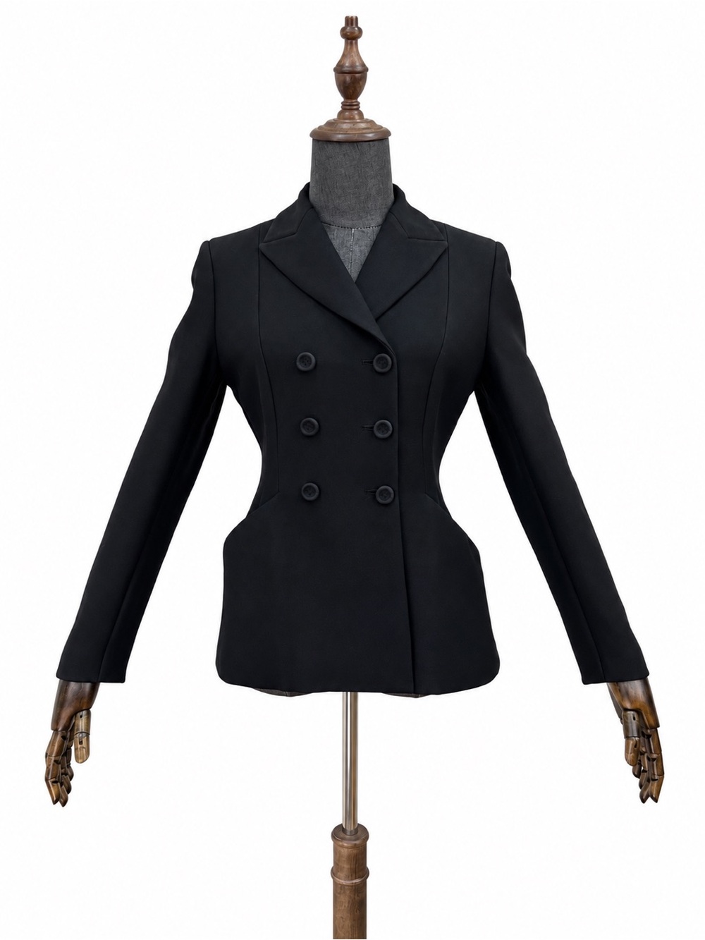 Dior Black Double-Breasted Tailored Blazer